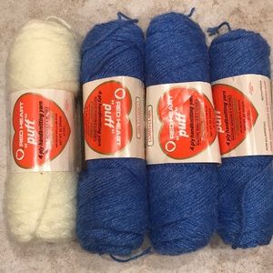 Lot of 4 skeins yarn for sale!